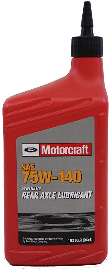 Ford Genuine Fluid XY-75W140-QL SAE 75W-140 Synthetic Rear Axle Lubricant - 1 Quart - Pack of 4