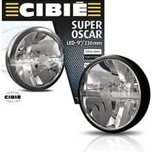 Rareelectrical NEW BLACK CIBIE SUPER OSCAR 9" AUXILIARY LIGHT COMPATIBLE WITH VARIOUS CARS 9 INCHES 45308 45308
