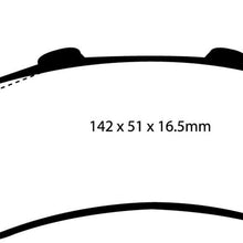 EBC Brakes DP61630 6000 Series Greenstuff Truck and SUV Brake Pad