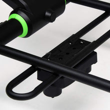 Topline Autopart Universal Modular Sport Design Heavyduty Steel Roof Rack Cargo Basket Carrier Travel Luggage Storage with Wind Fairing (Matte Black/Green)