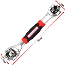 GGIENRUI Universal Wrench 48 in 1 Socket Wrench Multifunction Spanner Tool with 360 Degree Rotating Head for Home and Car Repair