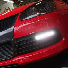 iJDMTOY 7-Inch Xenon White Universal Fit High Power COB Continuous Lighting LED Daytime Running Lights (DRL Lamps)