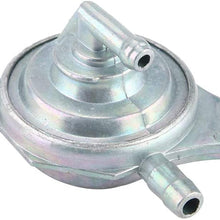 Acouto Motorcycle Aluminum 3-hole Fuel/Oil Valve Tap Switch for 50CC 125CC 150CC GY6 Engine