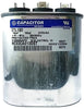 Genteq GE Capacitor Oval 10/10 uf MFD 370 volt 27L180 (Replaces Old GE #s P291-1013), 10 + 10 MFD at 370 Volts