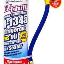 Interdynamics MAC-134 EZ Chill Refrigerant Refill with Charging Hose and Gauge - 18 oz.- 2 Pack