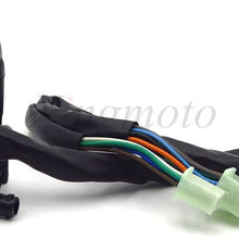 AfterMokit Replacement Turn Signal Switch for Yamaha SRZ150 SRZ125 with 7/8 inch Handlebar Left Side Horn Beam Black