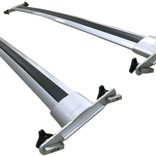 Tata.Meila Roof Rack Cross Bars for Lexus RX350 RX450H 2010 2011 2012 2013 2014 2015 Luggage Carrier Silver Aluminum