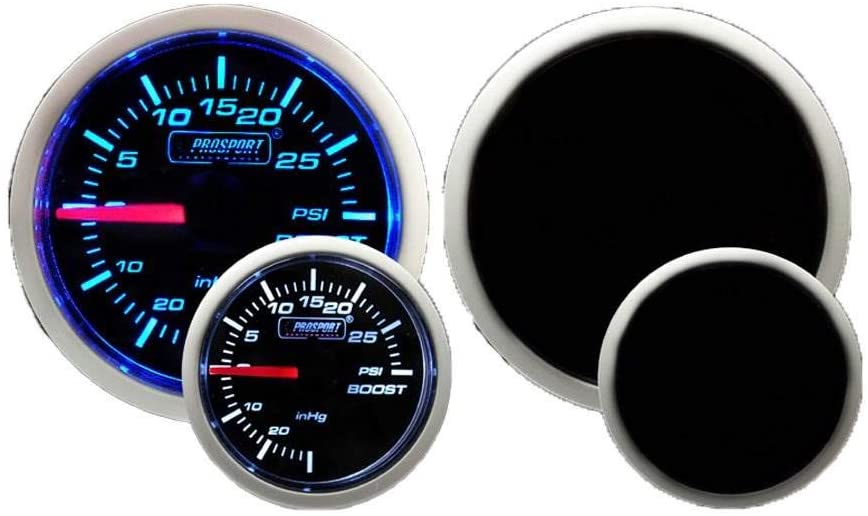 ProSport Gauges Performance Series 52mm Electric Boosting Gauge + Mounting Kit