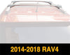 Yeeoy Roof Rack Cross Bars Replacement for RAV4 2014 2015 2016 2017 2018