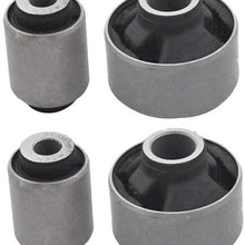 SHOUNAO 4Pcs Car Front Lower Control Arm Bushing Fit for Subaru XV Impreza 20204-AG011 20204AJ000 (Color : Black and Silver)