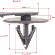 20pcs Wheel Arch Trim Clips One S Cooper R50 R52 R53 R56 Exterior Plastic for BMW Mini
