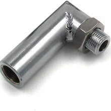 Oxygen O2 Sensor Fitting Defouler CEL Fix L-Shape 90 Degree Angled M18x1.5mm for Headers and Exhaust pipes