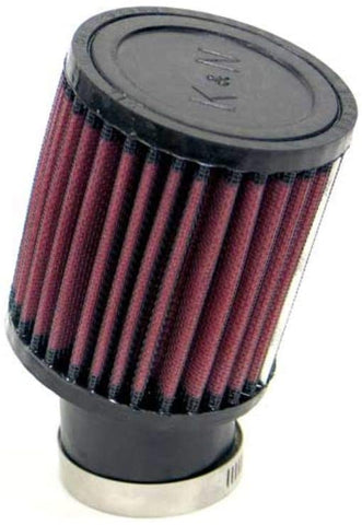 K&N Universal Clamp-On Air Filter: High Performance, Premium, Washable, Replacement Engine Filter: Flange Diameter: 1.9375 In, Filter Height: 4 In, Flange Length: 2 In, Shape: Round, RU-1400