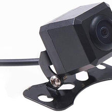 Car Auto Front View Camera Forward Cam Screw Bumper Mount Universal Fit Non-Mirror Image w/o Grid Lines Parking Assistance 12V