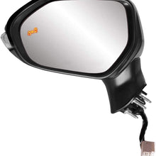 APA Replacement Rear View Mirror for COROLLA 2020-2021 Sedan 4Door 2019-2021 Hatchback 5Door Heated with Blind Spot Detection Turn Signal Paint to Match Cover Driver Left Side TO1320395