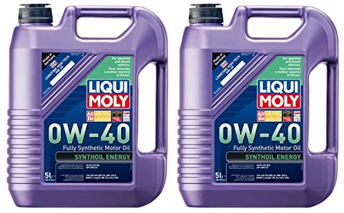 Liqui Moly Synthoil Energy 0W-40 Motor Oil (5 Liter) - 2 Pack