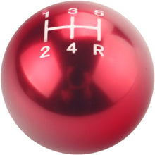 DEWHEL JDM Round Ball Billet Weighted Five-Speed 5 Speed MT Manual Gear Stick Shifter Shift Knob M10 x 1.5 Screw On for Honda Acura (Black)
