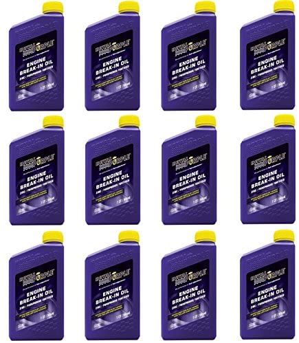 Royal Purple 11487 Break-In Engine Oil 10W-30 for Performance Engines w/Flat Tappet Camshafts and Lifters - 1 qt (Case of 12)