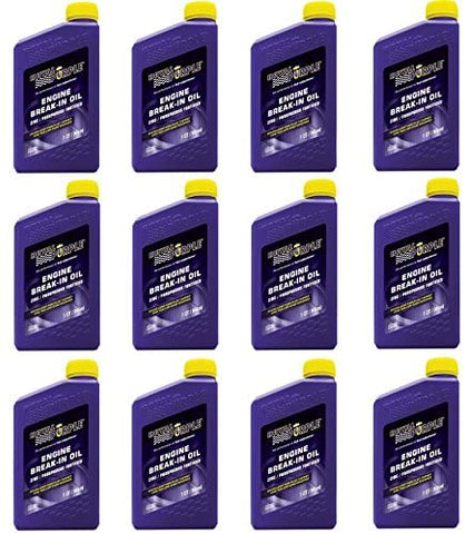 Royal Purple 11487 Break-In Engine Oil 10W-30 for Performance Engines w/Flat Tappet Camshafts and Lifters - 1 qt (Case of 12)