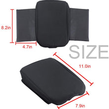 D-Lumina for Toyota Tacoma 2016 2017 2018 Center Console Cover - Armrest Cushion Covers W/Side Storage Pockets, Neoprene, Waterproof, Black