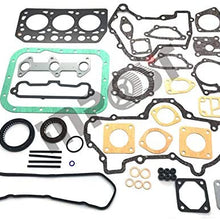 INPOST New K3D Overhaul Rebuild Kit For Mitsubishi Engine Iseki TU170F TU177 Tractor Piston Ring Gasket Bearing Set
