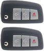 AUTOMUTO 3 Buttons Keyless Key Fob Remote Control Car key Transmitter 2X Replacement fit for Nissan Rogue 14-18  ADP12548301S