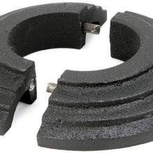 Renovator's Supply Aluminum Escutcheon Radiator Flange Black 1 1/4'' ID Set of 6