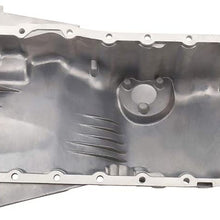 Engine Oil Pan w/Oil Level Sensor Hole w/Oil Return Port L4 1.8L Compatible with Volkswagen 01-05 Passat 1.8 Turbo / 03-05 GL / 01-05 GLS / 04-05 GLS 4 Motion replace VWP22A