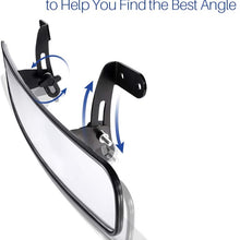 BETOOLL 16.5" Wide Rear View Convex Golf Cart Mirror for EZ Go, Club Car, Yamaha