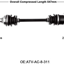 ECCPP CV Axle Shaft Kit Fit for 2004-2010 A-rctic Cat 400 500 650 700 1000 Front Rear Left Right
