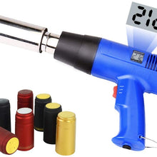 KUNHEWUHUA PVC Capsule Shrinking Machine Wine Bottle Capsule Sealing Machine LCD display Stepless Temperature Adjustment 110v USA/CA Plug