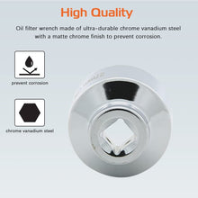 KEDAKEJI Heavy Duty 32mm 6-Point Socket For GM，Volkswagen, Pontiac Chevrolet, Saturn, Pontiac,Saab and All With 32mm Oil Filter Caps, Low Profile Oil Filter Wrench, 3/8" Drive Oil Filter Removal Tool
