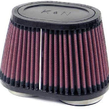 K&N Universal Clamp-On Air Filter: High Performance, Premium, Washable, Replacement Filter: Flange Diameter: 2.125 In, Filter Height: 4 In, Flange Length: 0.625 In, Shape: Oval Straight, RU-2850