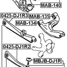 Mr589493 - Arm Bushing (for Lateral Control Rod) For Mitsubishi - Febest