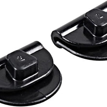 Left Side Battery Power Cover Compatible with Harley HD Sportster XL 883 1200 2004-2013 OE: 66261-04 (Glossy Black)