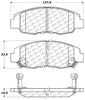 Centric (103.07640) Brake Pad, Ceramic