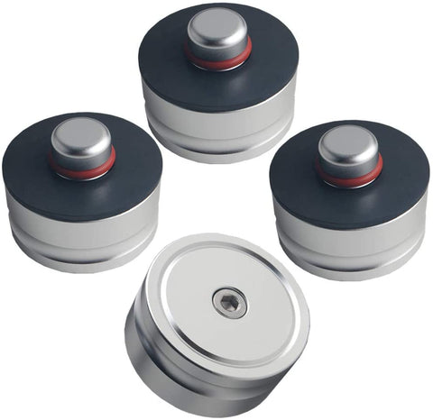 JGR Jack Lift Pad for Tesla Model 3, Billet Aluminum 4PCS Jack Point Pad Sturdy Adapter Protects Battery & Paint for Using with a Floor Jack, Jack Lift Pad Silver