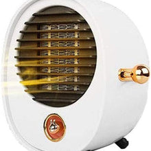 Zyyqt Mini Heater, Desktop Heater, Home Bedroom Speed Mute, Silent Energy-Saving Dormitory Electric Heater (Color : White)