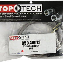 StopTech (950.40013) Brake Line Kit, Stainless Steel