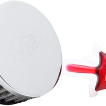 K&N Universal Clamp-On Air Filter: High Performance, Premium, Washable, Replacement Engine Filter: Flange Diameter: 2.25 In, Filter Height: 1.25 In, Flange Length: 0.625 In, Shape: Round, RC-2880