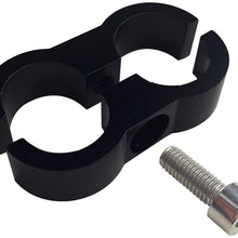 Fuel Line,20Ft 6AN 3/8" Fuel Hose Fitting Kit Nylon Stainless Steel Braided CPE Oil Hose Kit&6AN Fuel Hose Separator Clamp&Braided Fuel Line Splicing Tape (6AN)