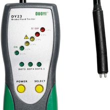 Brake Fluid Tester - SHGROUP Oil Inspection Goose Neck Detector Sound and Light Double Alarm Oil Moisture Water Inspection for Vehicle DOT3 DOT4 DOT5 Brake Fluid Detector