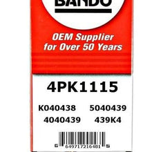 Bando 4PK780 OEM Quality Serpentine Belt (4PK1115)