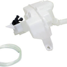 Washer Reservoir Windshield Expansion Tank w/Washer Pump and Cap compatible with Vehicles w/Headlight Washer Small Tank