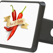 Truly Teague Rectangular Hitch Cover Hot & Spicy Chili Peppers