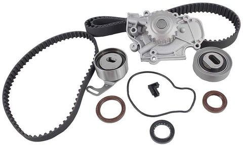 DNJ TBK219WP Timing Belt Kit with Water Pump for 1990-1997 / Honda, Isuzu/Accord, Oasis, Odyssey, Prelude / 2.2L / SOHC / L4 / 16V / 2156cc / F22A1, F22A4, F22A6, F22B2, F22B6