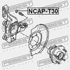 FEBEST NCAP-T30 Steering Stopper Cap Bolt