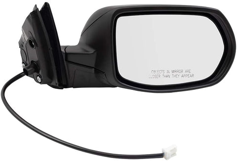 BROCK Side View Mirror for 2017-2019 Honda CR-V LX Passengers Power Textured Black 76208TLCA01 76208-TLC-A01