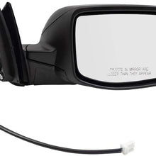 BROCK Side View Mirror for 2017-2019 Honda CR-V LX Passengers Power Textured Black 76208TLCA01 76208-TLC-A01