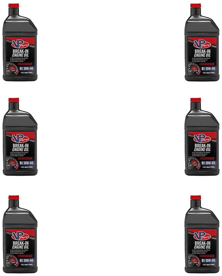 VP Racing 1 Quart Valvetrain Cam Break in 10W40 Engine Motor Oil (6 Pack)